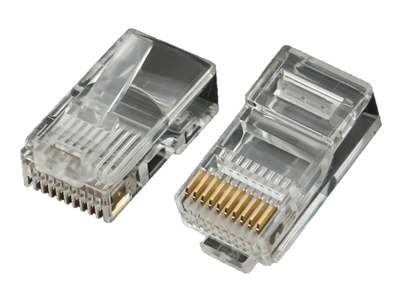 Niet-afgeschermde RJ48 10P10C modulaire stekker