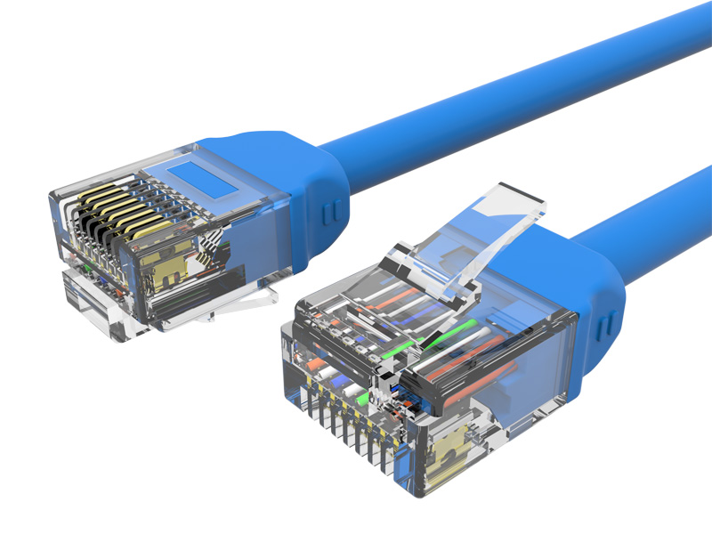 Niet-afgeschermd 32AWG CAT.6 U/UTP ESG-patchsnoer